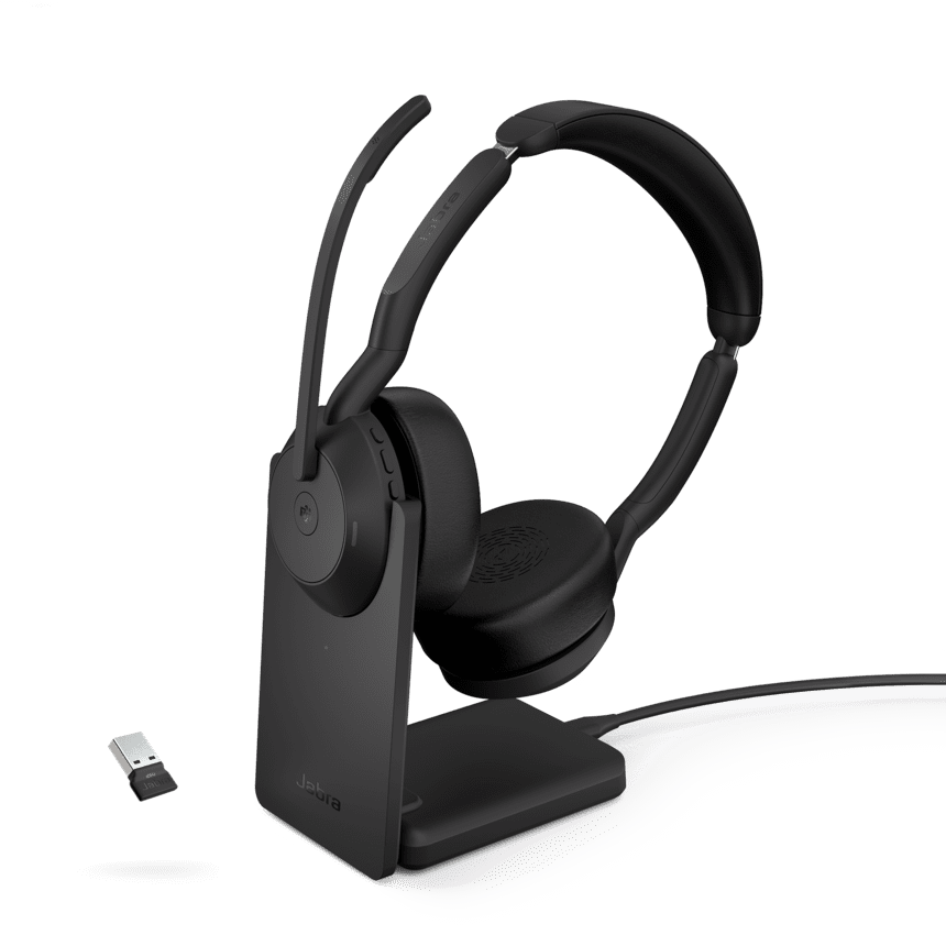 Jabra Evolve2 55 Link380a MS Mono Stand